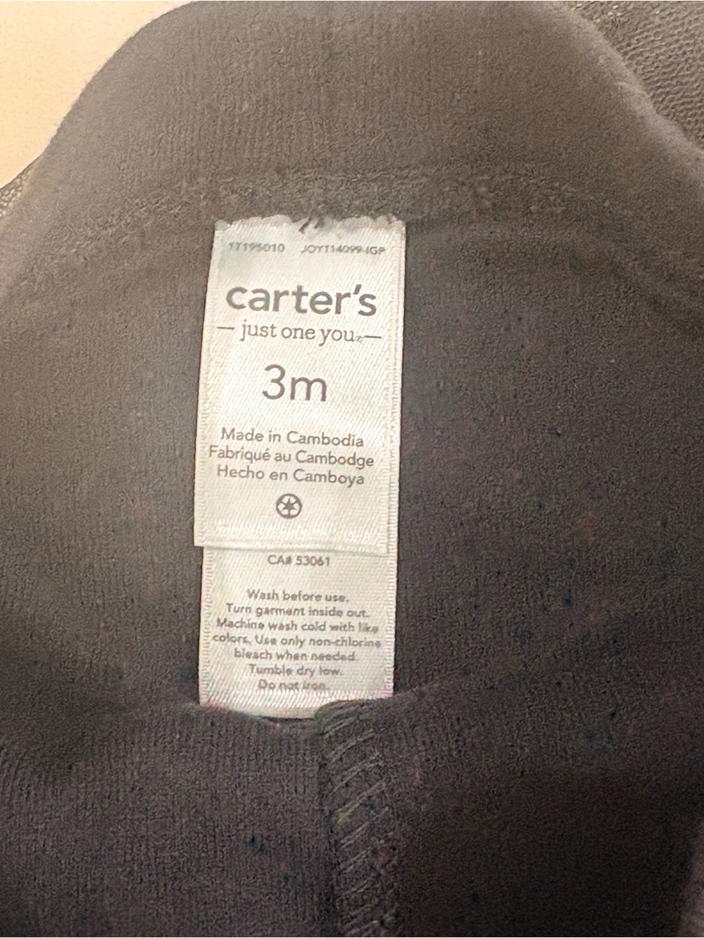 Carter's NWT White Ghost Top with Black Star Tulle Leggings - Picture 3 of 11